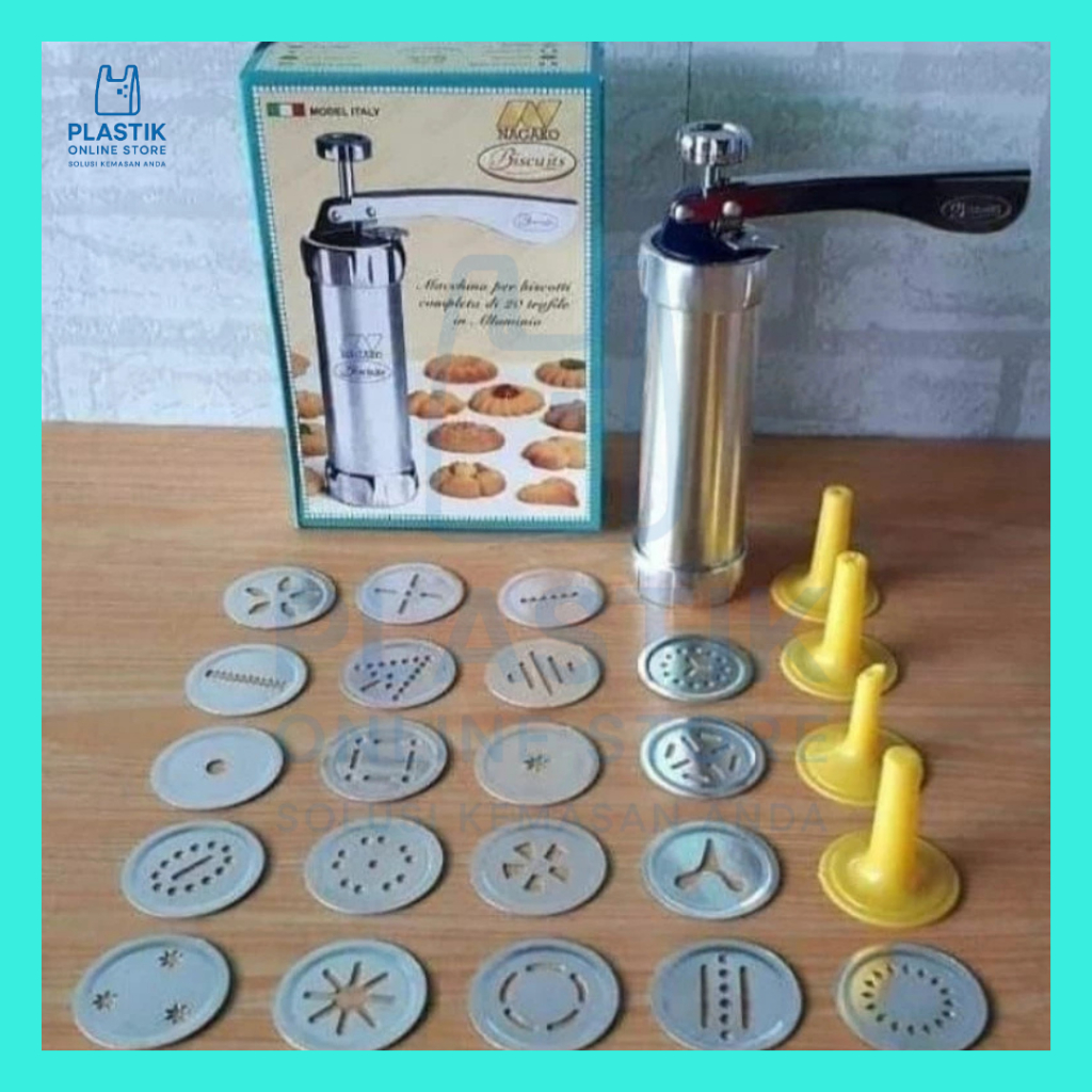 POS Nagako Biscuit Mold Stainless Steel Pump / Nastar Biscuit Cake Mold