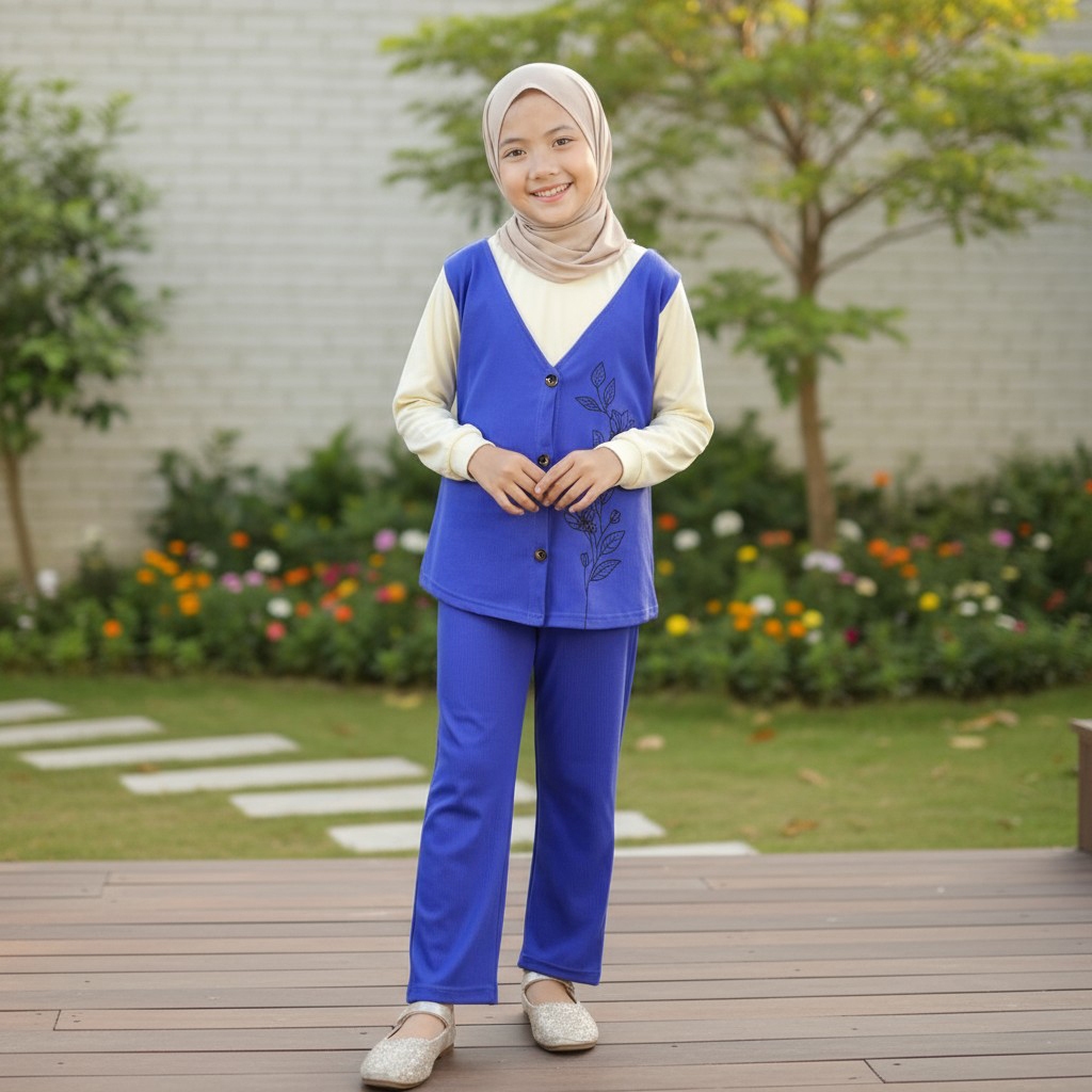 CKids Muslim Girls Suit Vest รวมชุด Amara