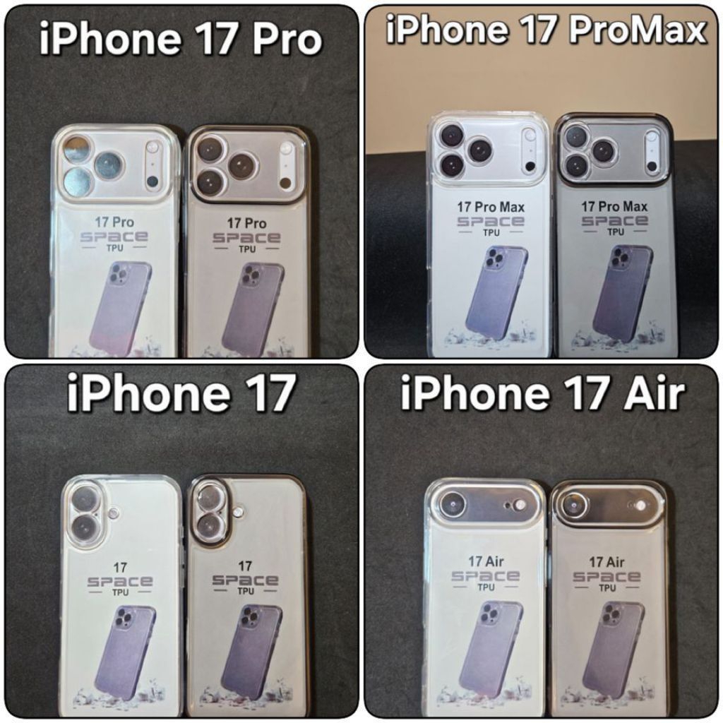 SOFT CASE IPHONE 17 AIR, 17 PRO, 17PRO MAX, IP 17 2025