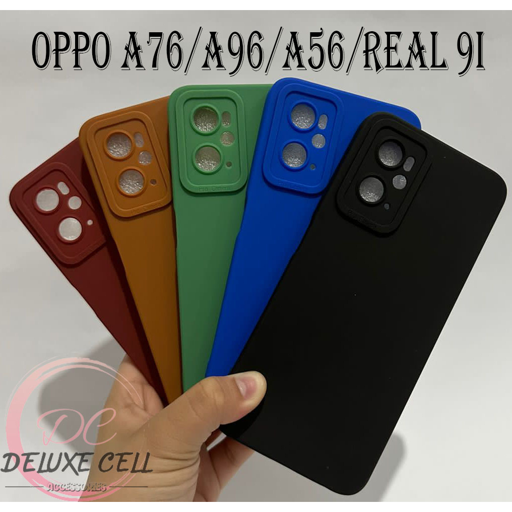 Softcase Pro Camera OPPO A76 OPPO A96 OPPO A56 REALME 9i Silicon Full Cover-mantul store88