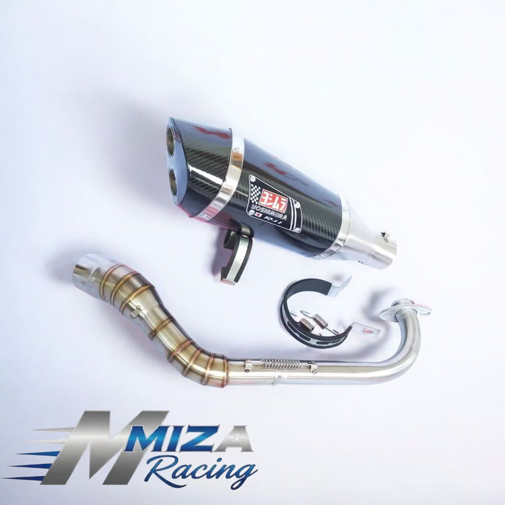 YOSHIMURA R11 RACING EXHAUST สําหรับ MIO BEAT VARIO N-MAX PCX SCOOPY LEXI ETC.