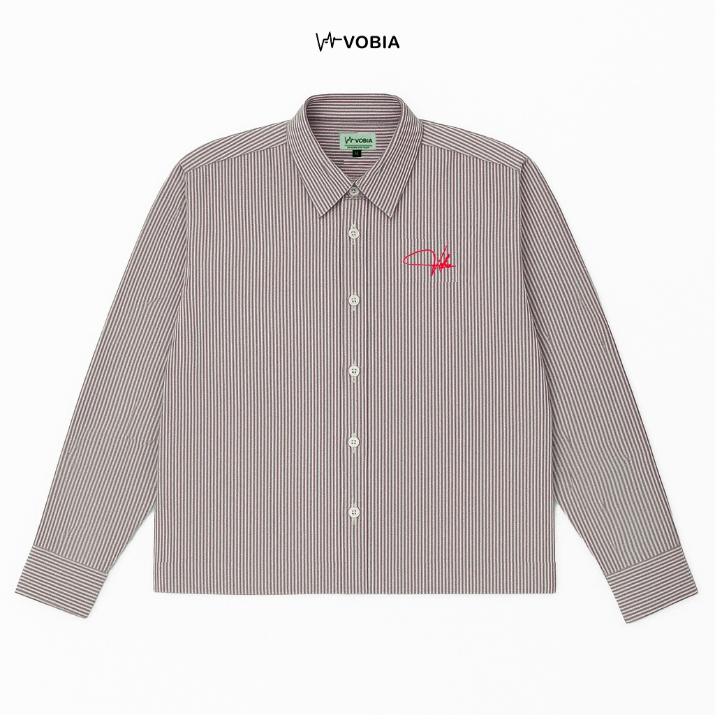 เสื้อ Vobia Stripe Anora - สีน้ําตาล