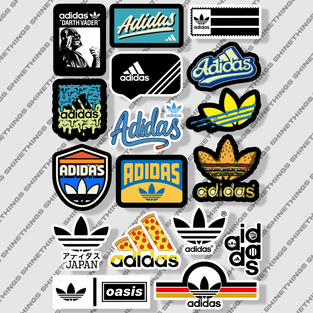 HP Adidas Samba Sticker pack || อาดิดาส ยี่ห้อ สติ๊กเกอร์ย้อนยุคกันน้ําสําหรับหมวกกันน็อคเคสโทรศัพท์มือถือจักรยาน