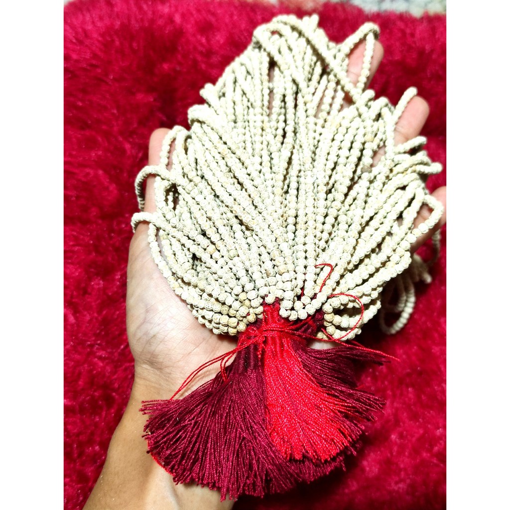 Rudraksha Jenitri Tulsi เนื้อหา -+110 & -2+130 Grains Size ±2Mm ขนาดเล็ก Berkah_Alway - รูปที่ 2