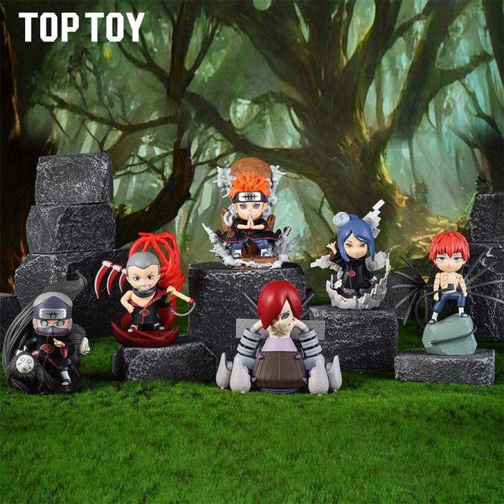 TOP TOY x KRAZY ART Naruto Akatsuki Blindbox / Akatsuki Naruto Itachi Pain Sasori Blindbox