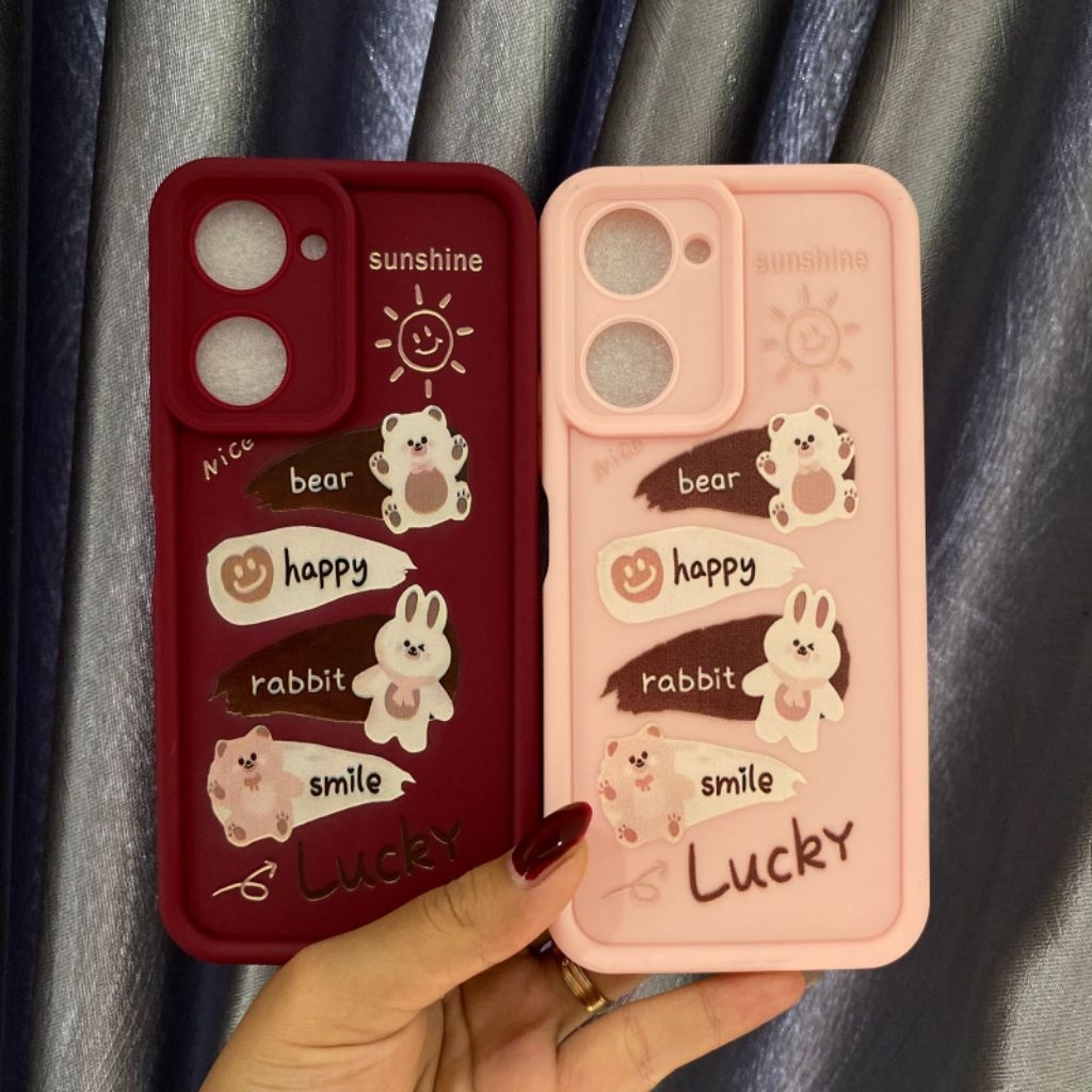 เคส VIVO Y03 Y03T / Y18 BEAR CARTOON MOTIF SILICONE