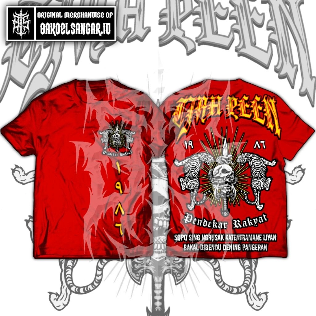 Pagar Nusa Cah Peen เสื้อยืด (A2 FULL BACK 100% ORIGINAL) Limited Series ล่าสุด Pagar Nusa เสื้อยืด 