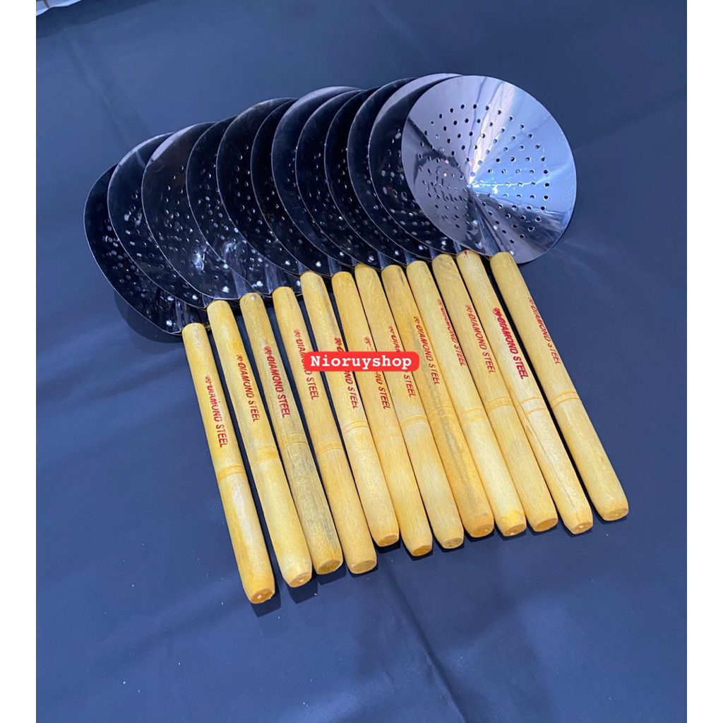 (1 DOZEN) STAINLESS SCOOP / MEDIUM THIN SCOOP