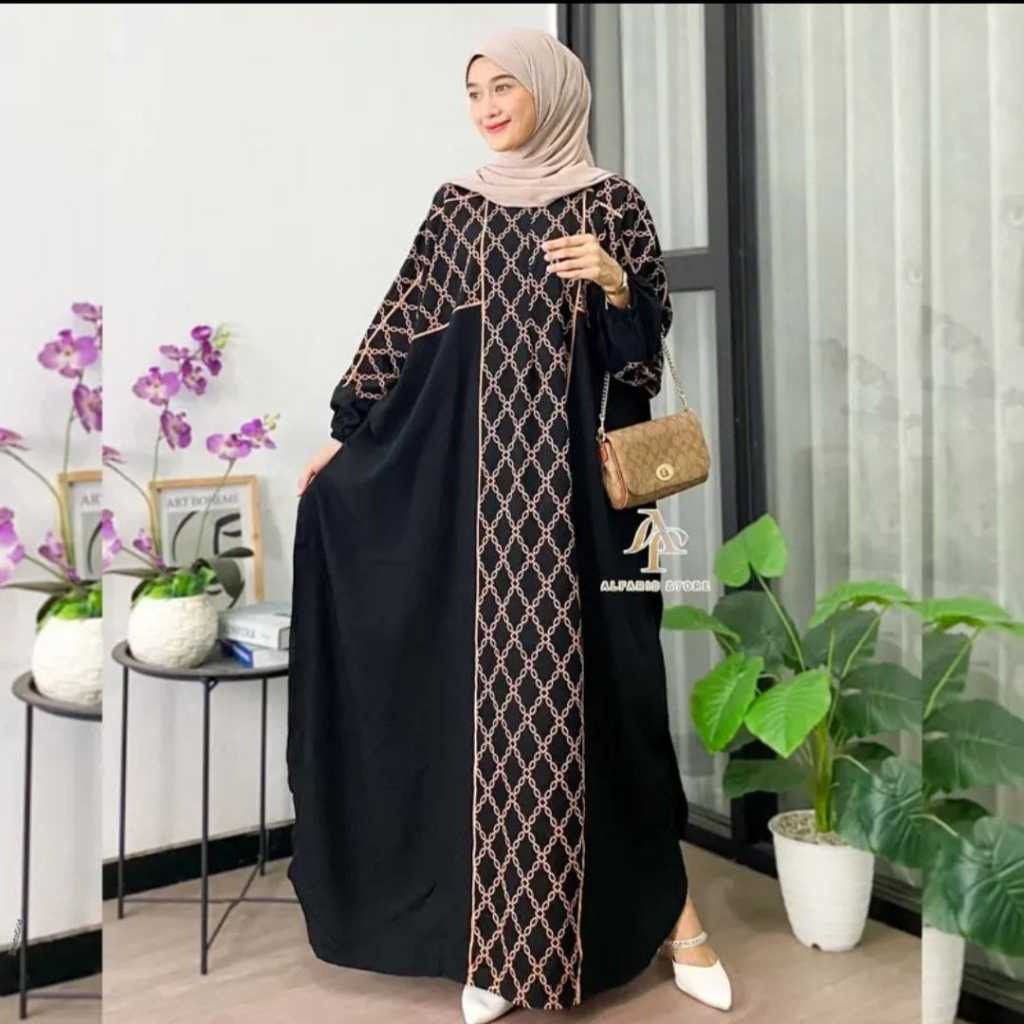 Arafah Kaftan Rayon Jumbo By Store Kaftan Wedding Batik Motif Chain Nursing Daster Kaftan