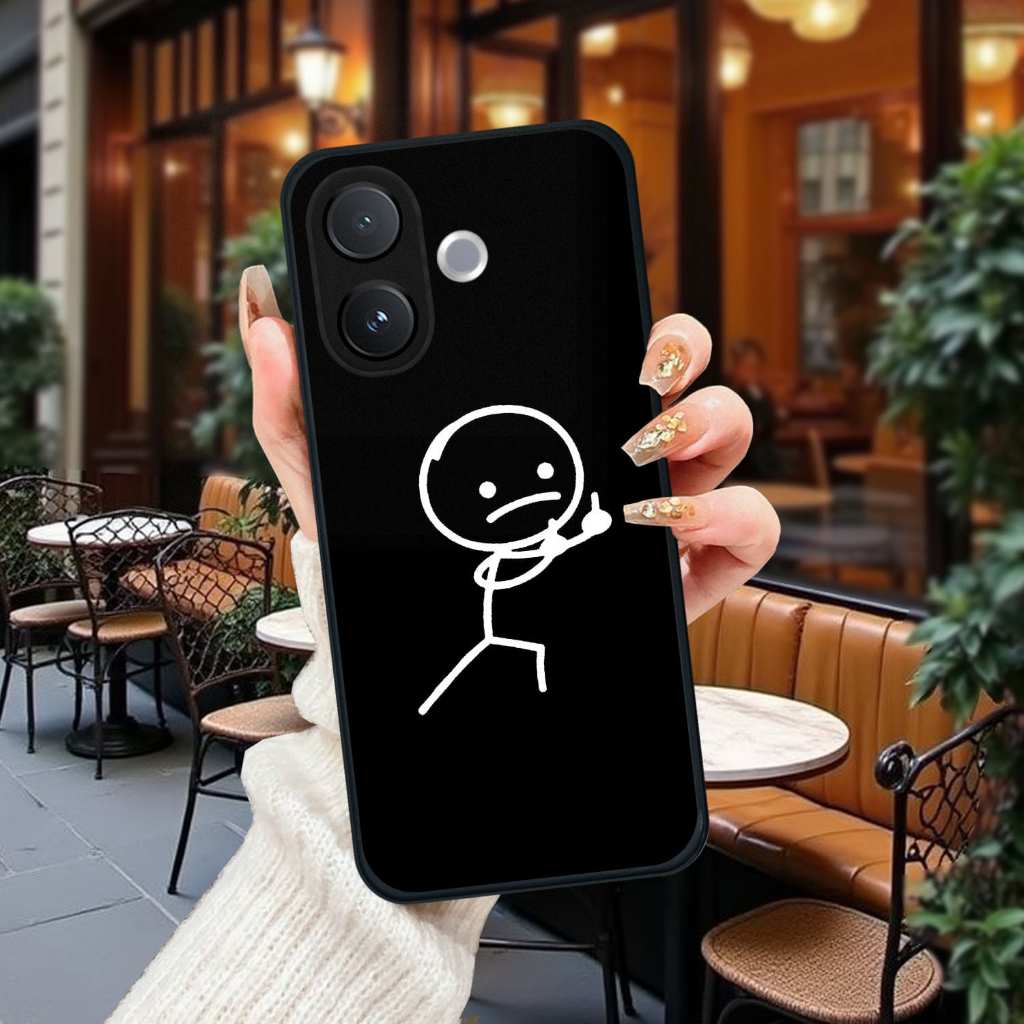 HP [AR61] ล่าสุด Vivo V60 lite Vivo Y21d Vivo y31 เคสโทรศัพท์ - Vivo V60 lite GLASS SOFTCASE Vivo Y2