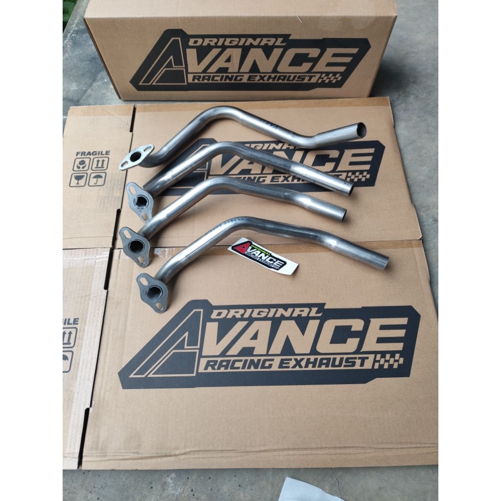 คอท่อไอเสียรถจักรยานยนต์ Standard Racing Inlet 26-28 มม.แบนสําหรับประเภทอัตโนมัติทั้งหมด Beat Vario 