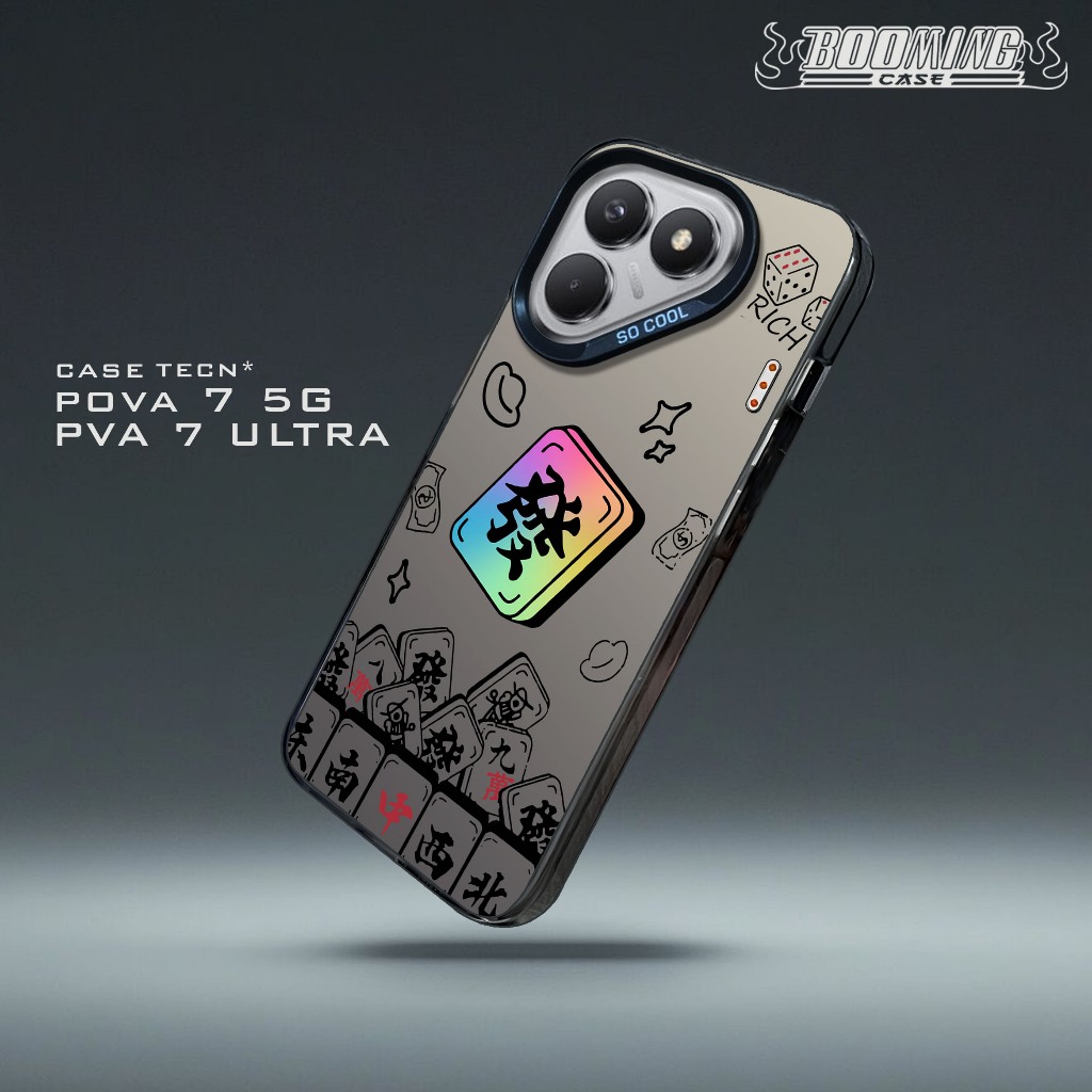 Tecno Pova 7 4G Case Pova 7 5G Pova 7 Ultra 5G Casing Tecno Premium Matte Softcase Hybrid IMD Plate 