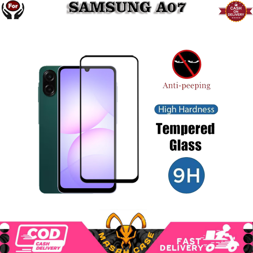 ฟิล์มกระจกนิรภัย FULL SAMSUNG A07 SCREEN PROTECTOR