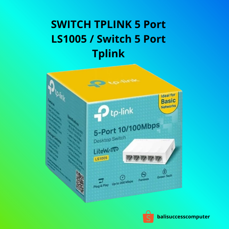 TPLINK 5 Port LS1005 SWITCH / Tplink 5 Port Switch