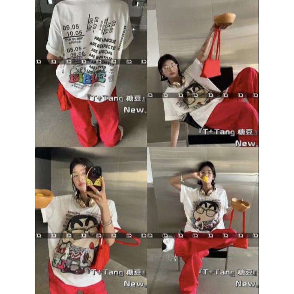 เสื้อยืด OVERSIZE T+TANG IMPORT SINCHAN / เสื้อยืด OVERSIZE / เสื้อยืด COOL / เสื้อยืดนําเข้า