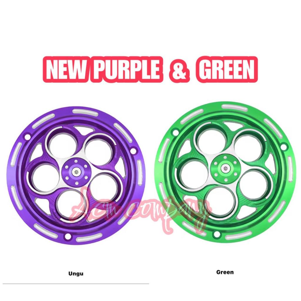 ฝาครอบพัดลมนําเข้าพร้อม CNC ROTARY SPINNER รุ่น VESPA SPRINT PRIMAVERA SCOOPY FINO ETC.