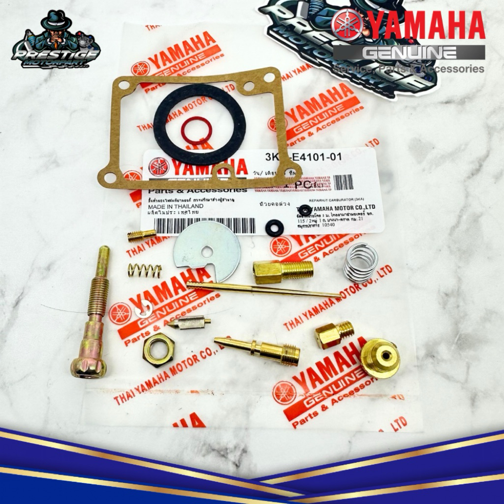 3KA-E4101-00 ชุดซ่อมคาร์บูเรเตอร์ RX-King ใหม่, RX-King Old, RX K, RX S, RX Z Original YGP THAILAND