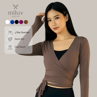 MILUV ACTIVE Top ALICE Baju gym Atasan pilates yoga aerobic