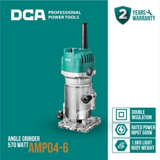 DCA Trimmer / Mesin Profil Kayu 1 Tangan 550Watt AMP04-6