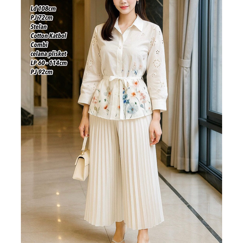 A59 One Set กางเกงและจีบผู้หญิงนําเข้า