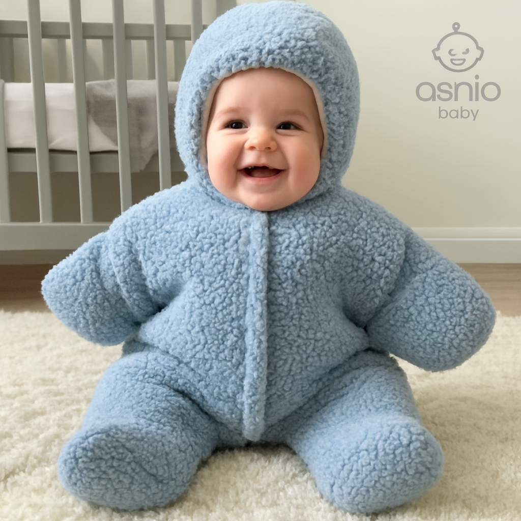 Patrick Star Starfish Character Baby Fleece Jumper Romper อายุ 3 ถึง 12 เดือน พรีเมี่ยมหนา