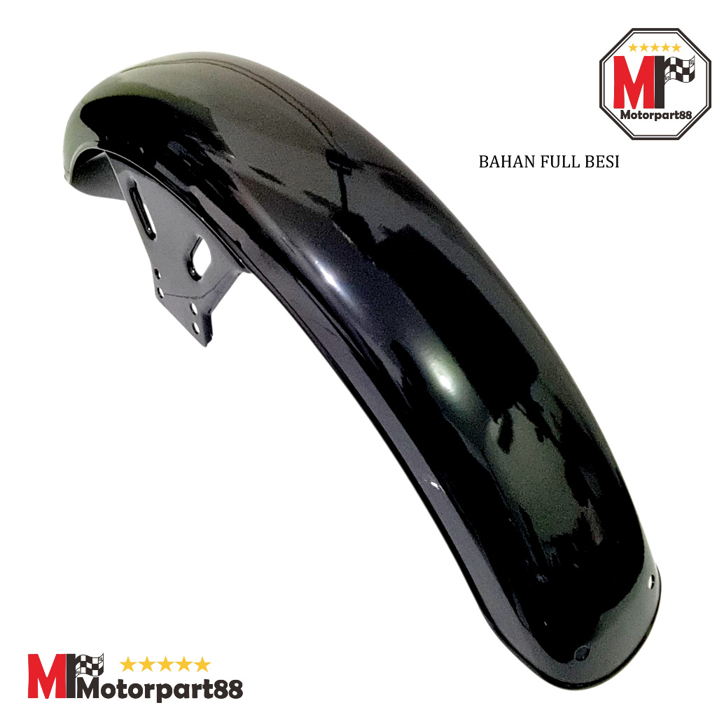 FRONT FENDER FULL BLACK IRON RX KING RXS RXK RX 100 BLACK FULL IRON KNZ