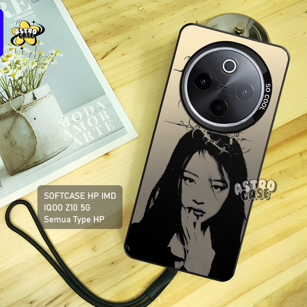 IQOO Z10 Case Premium Matte Hard Casing - เคส IMD - Beautiful Face Motif เคสโฮโลแกรม - เคส Iqoo Z9 5