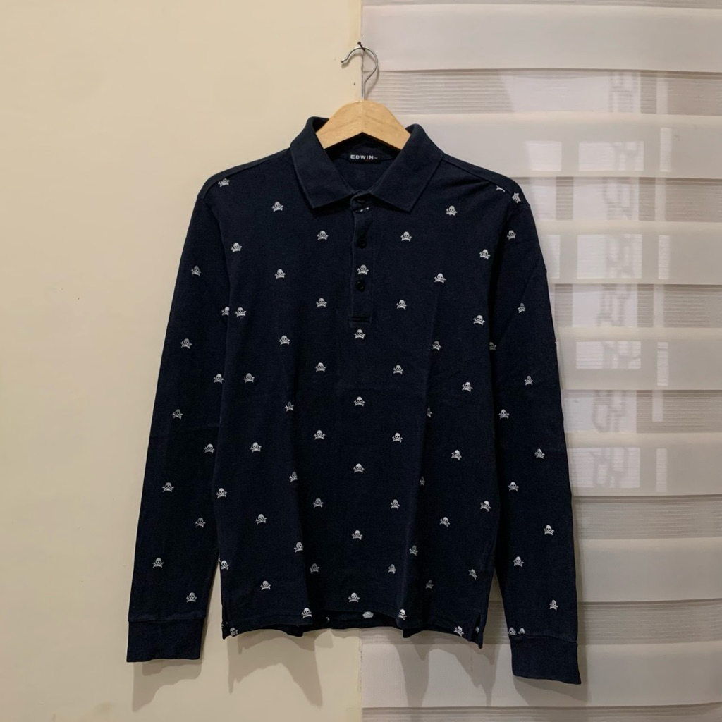 EDWIN เสื้อโปโลแขนยาว