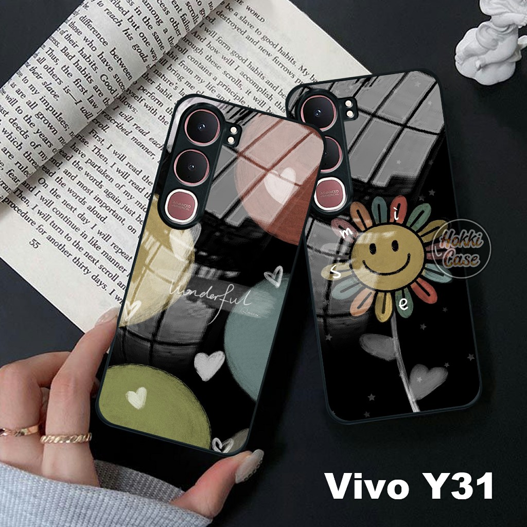 เคส Vivo Y31 - เคส Vivo Y31 Glass Softcase - เคสสําหรับ Vivo Y31 - Vivo Y31 Silicone - เคส Y31 - Hok
