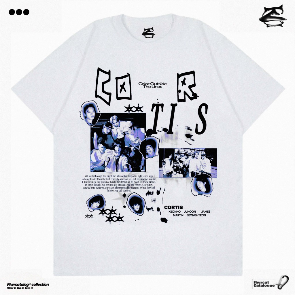 [ พร้อมพิเศษ ] CORTIS / OT5 WHITE VER TEE / FLWRCAT