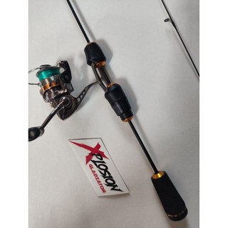 XPLOSION GLADIATOR JORAN MICRO FISHING SAMBUNG 2 JORAN PANCING UL SUPER LENTUR BAHAN FIBER SOLID PANJANG 130 CM