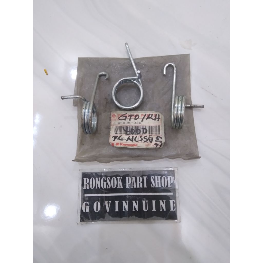สปริงแป้นเบรคหลัง kawasaki binter gto kh100 kh110 kh 100 110 แท้ nos japan