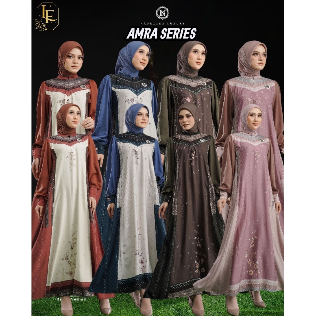 AMRA SERIES MIDI & DRESS BY NADHEERA LUXURY | LUXURY DRESS // COOL RAYON DRESS // WEDDING DRESS //