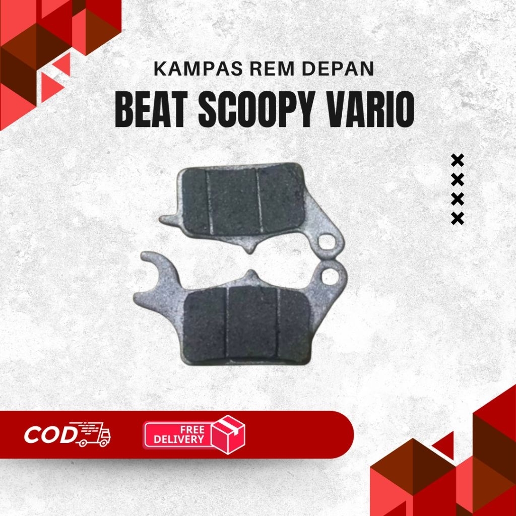 ผ้าเบรคหน้าสําหรับ Honda Beat Vario 06455-KVB-T01