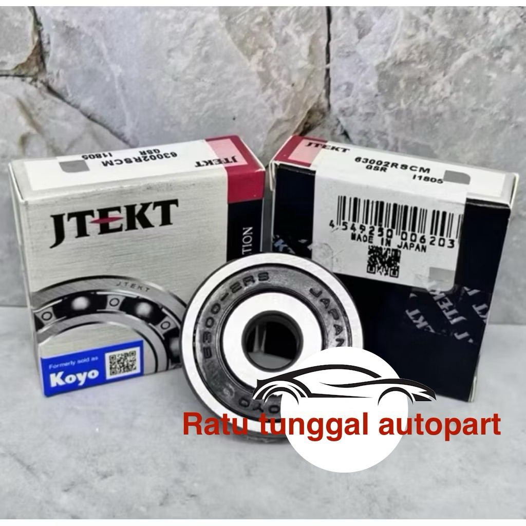 แบริ่ง 6300 2RS KOYO 63002RS KOYO UK 10x35x11MM