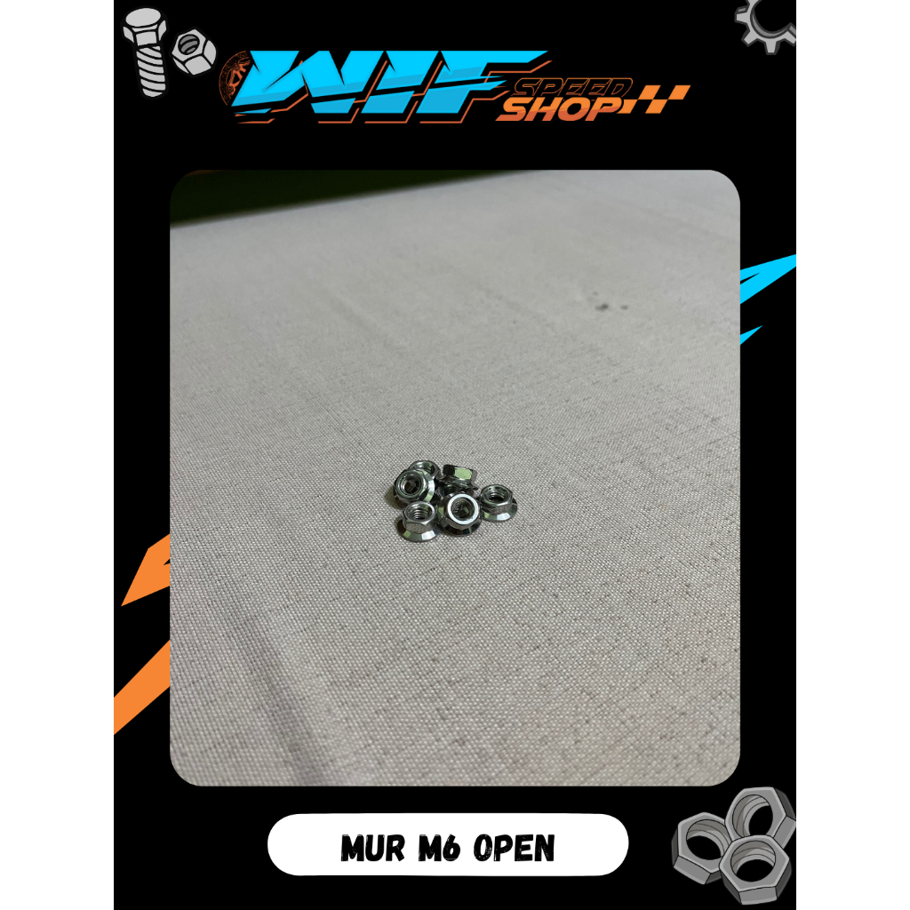 น็อต M6 สแตนเลส HENG