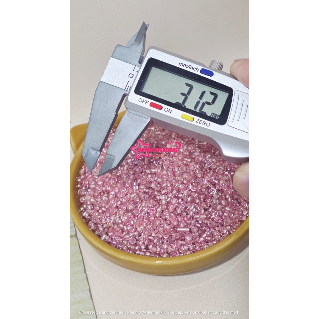 PEYET BEADS / SAND BEADS 3MM และ 4MM HANDMADE MATERIALS / 25GRAM