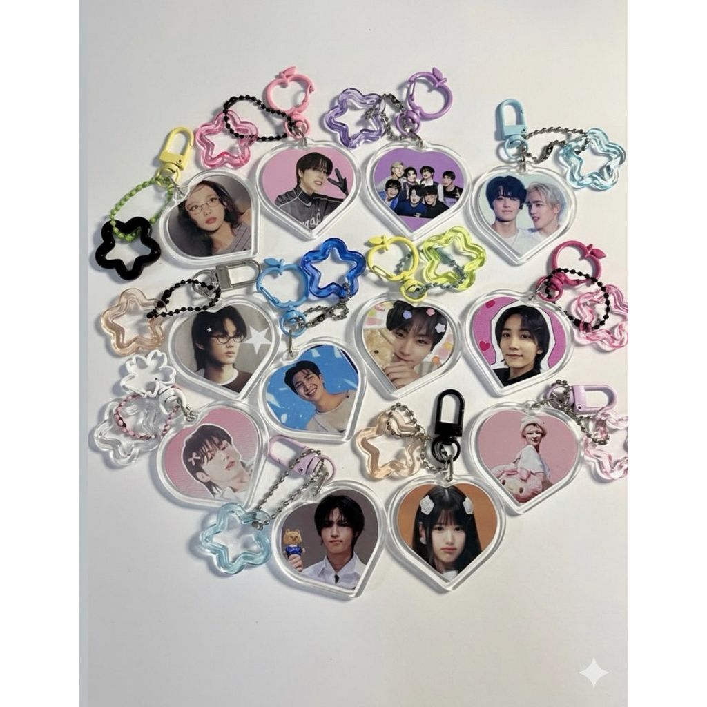 พวงกุญแจความรักแบบกําหนดเองของ GANTUNGAN | NCT keyring SO IN LUV WITH U / nct dream nct 127 พวงกุญแจ