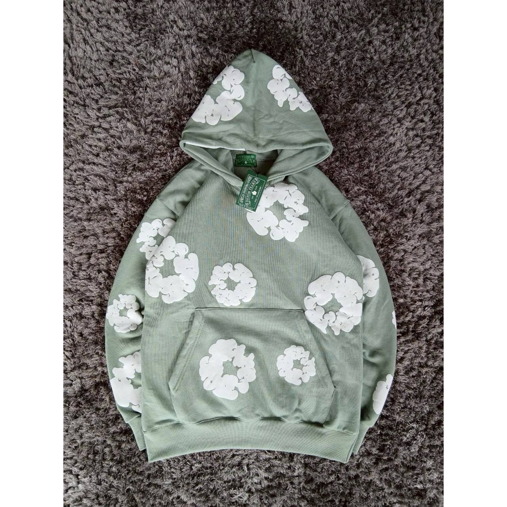 Hoodie เสื้อกันหนาวผู้ชาย Demin Tears Cotton Sablon foarm