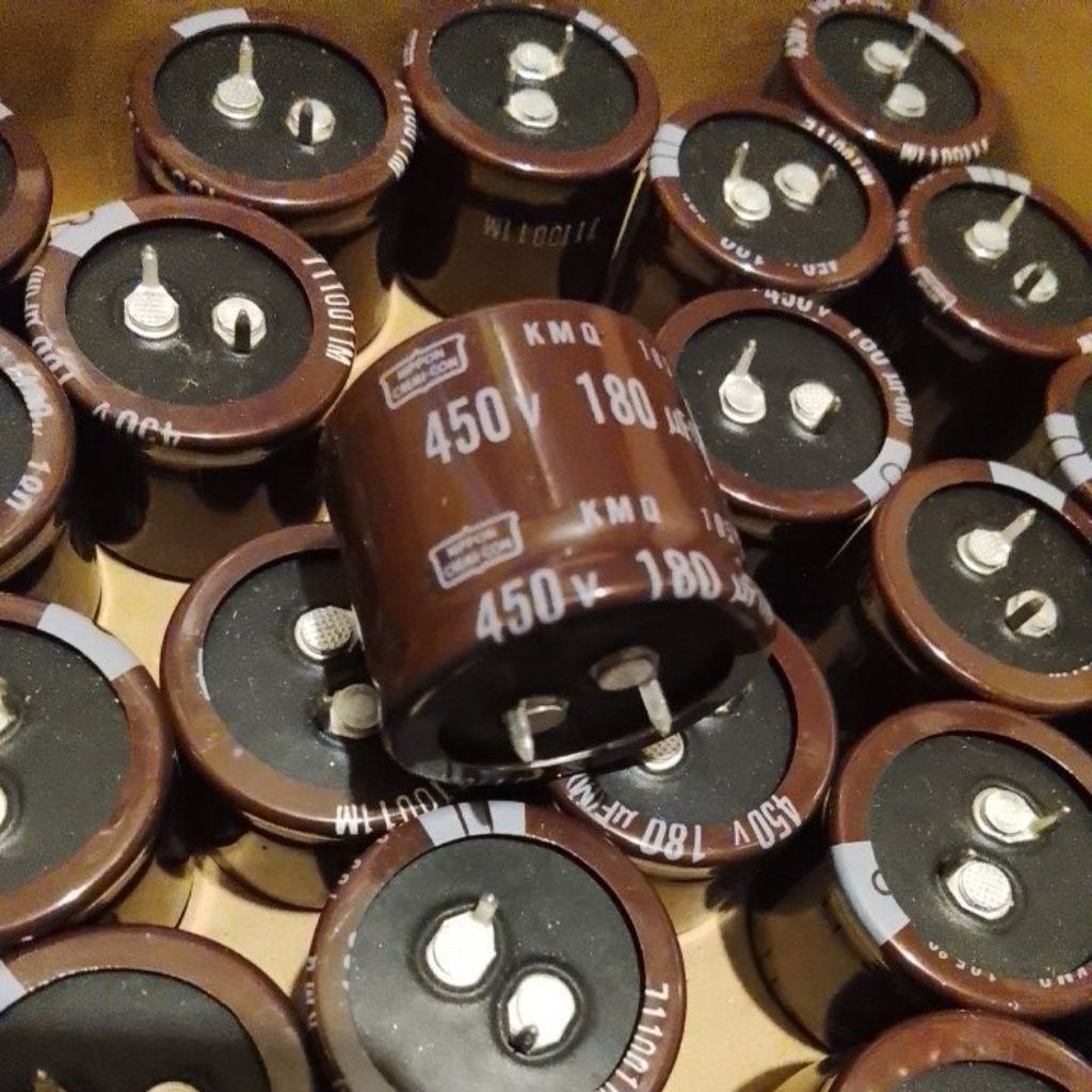 Elko 180uf 450V Nippon Chemicon Japan Elco 180uf 450V