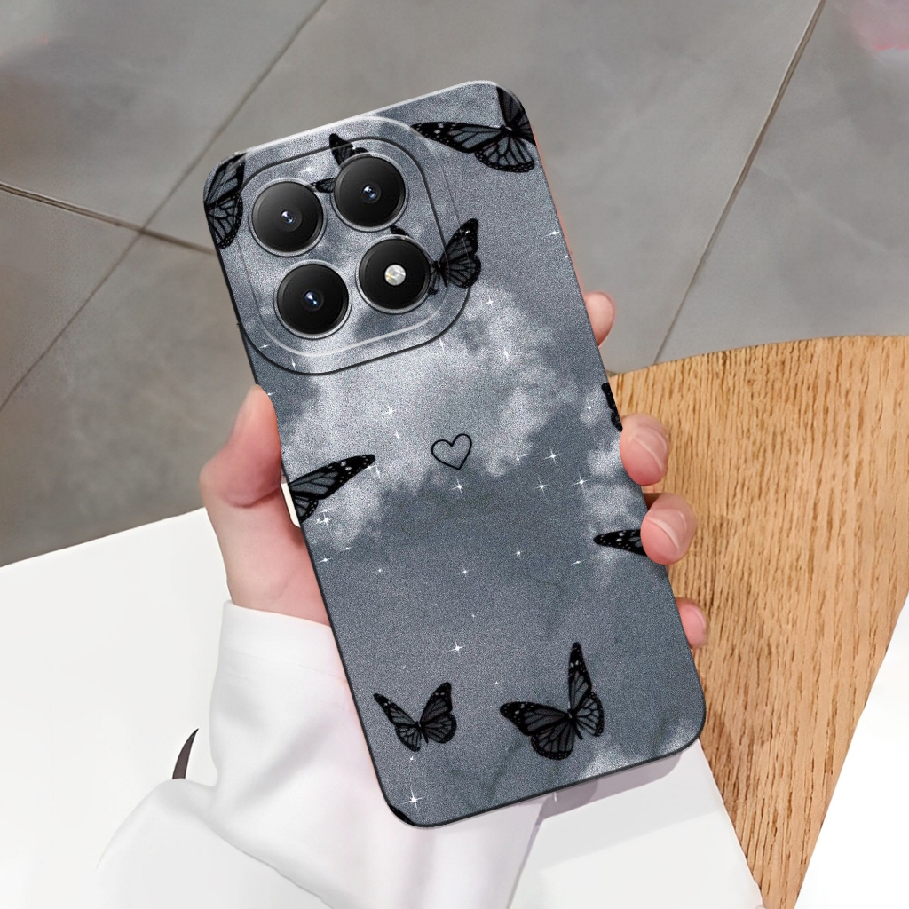 ล่าสุด Xiaomi 15T/15T Pro 2025 Softcase - เคสแฟชั่นผีเสื้อ - เคส Xiaomi 15T/15T Pro - ซิลิโคนกล้อง P