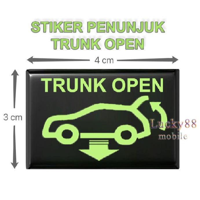 Jelly สติกเกอร์ Trunk เปิดตัวชี้สําหรับ Geely EX5 Starray Aion V UT Neta X V-II BYD Sealion Chery Ti