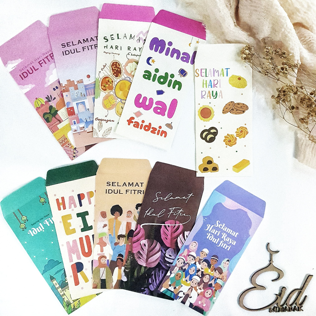 [CONTENTS 10 แผ่น] EID ENVELOPE 2026 / EID ENVELOPE 2026 / EID ANGPAU ENVELOPE 2026 โดย ทั้งหมด