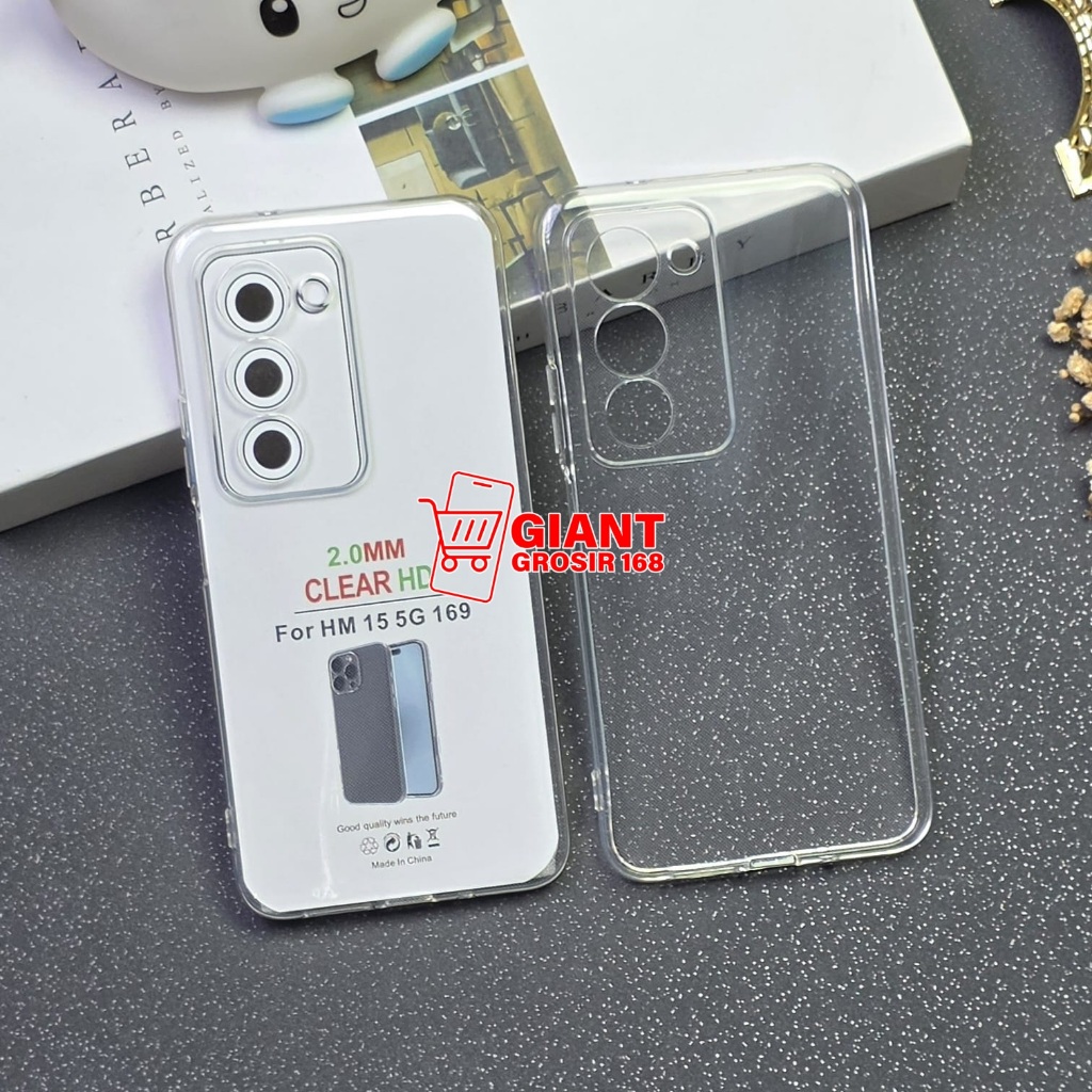 REDMI 15 REDMI 15C CASE CLEAR HD 2.0MM CASE CLEAR TRANSPARENT REDMI 15 REDMI 15C