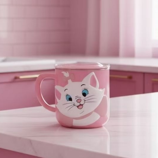 Marie Cat 320Ml ฝาถ้วยสแตนเลส Original Oh Some