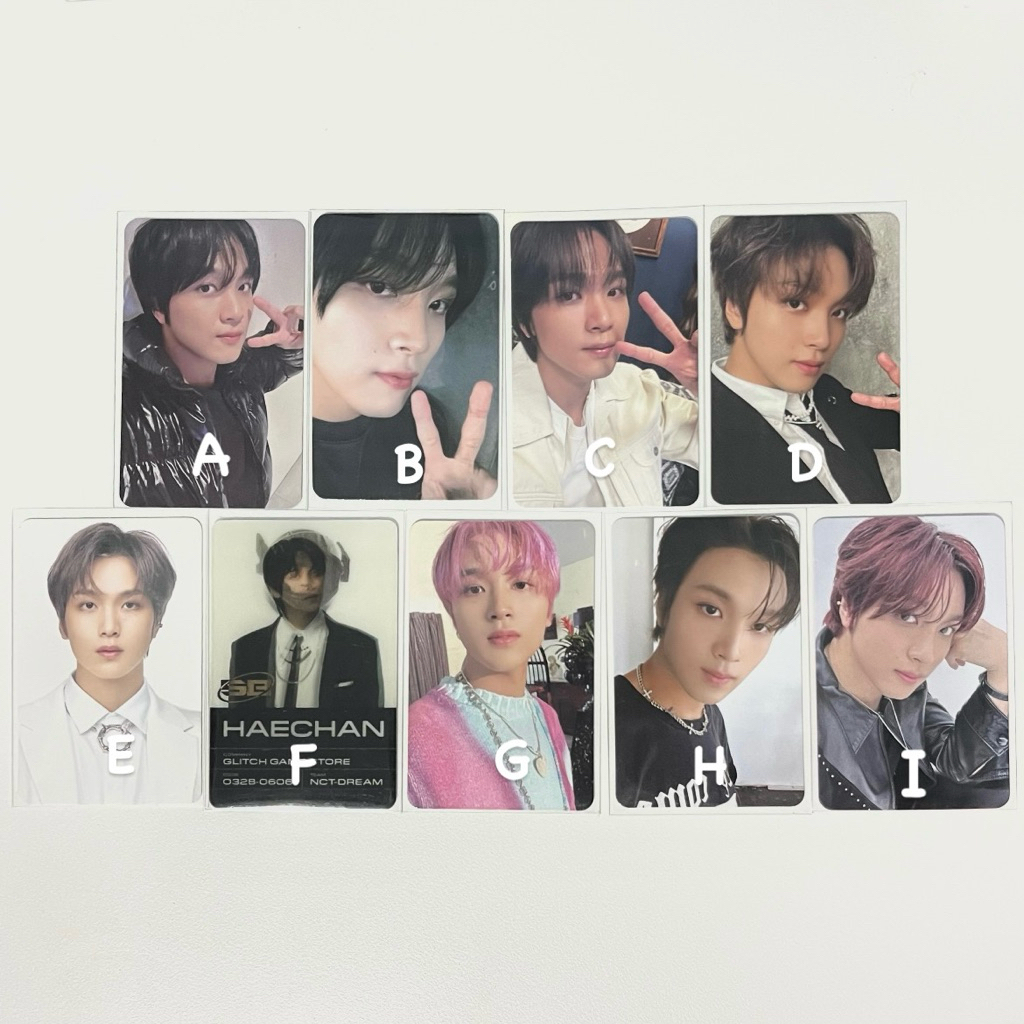 PHOTOCARD HAECHAN NCT DREAM 127 PC อย่างเป็นทางการ ay-yo รสชาติโหมด glitch adrenaline full spread