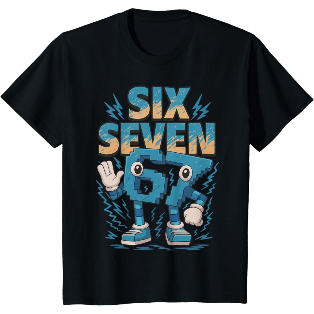 Unisex Kids Meme 67 Six Seven 6 7 เสื้อยืด Brainrot อิตาลี