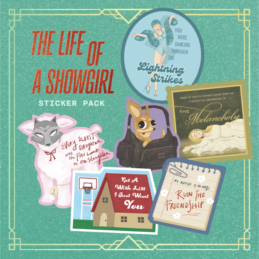 Taylor Swift The Life of A Showgirl Ophelia Opalite สติ๊กเกอร์