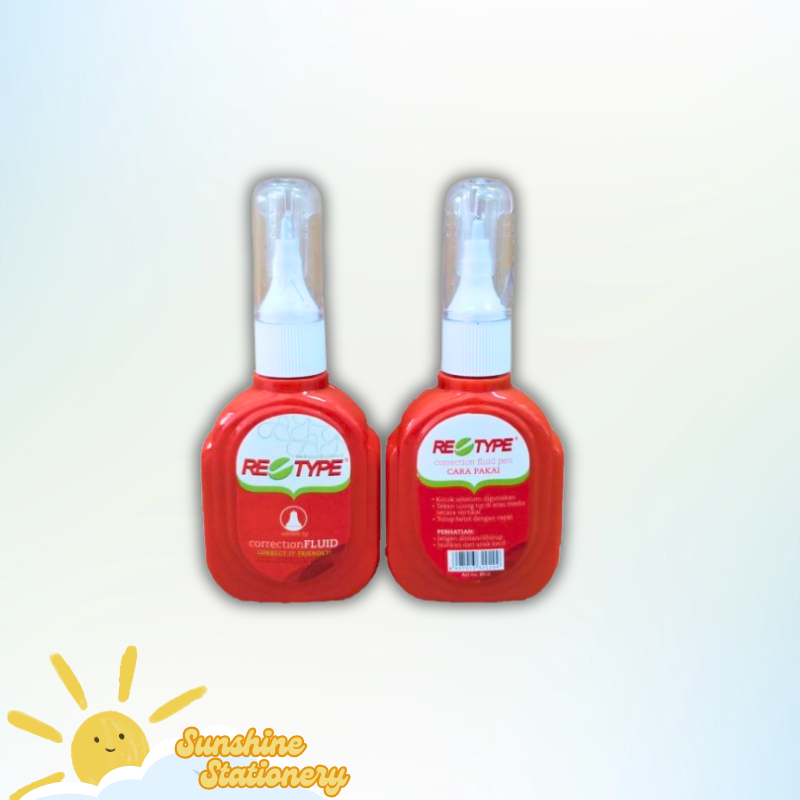 [ชิ้น] RE-TYPE Correction Pen 8810 Metal Tip Tip Ex Liquid