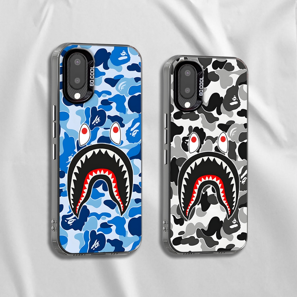 SAMSUNG RN80 B4pe Cool CamouflageกรณีSamsung SeriesสําหรับSamsung M32 M23 M21 M11 M02 A02S A02 J8 A7